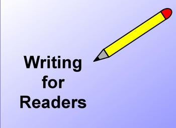Preview of Writing for Readers: Writers Workshop Flipchart