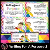 Writing For A Purpose Task Cards