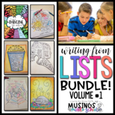Writing from Lists: Bundle (Volume #1)