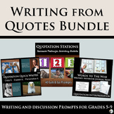 Writing from Quotes Bundle
