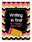 Writing in First