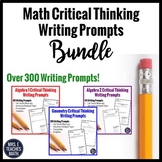 Writing in Math Journal Prompts BUNDLE