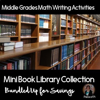 Preview of Writing in Math Mini Books Middle Grades BUNDLE
