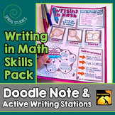 Writing in Math Skills Pack: Doodle Note & Writing Practic