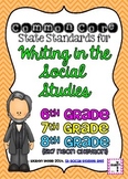 Writing in Social Studies Common Core Standards Posters