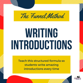 Preview of Writing introductions with the funnel method