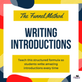 Writing introductions with the funnel method