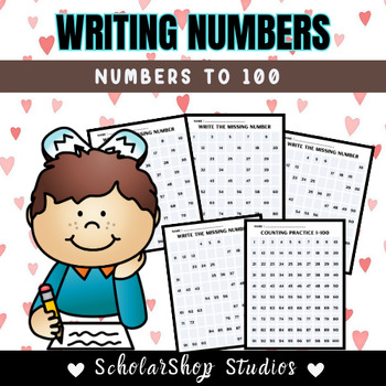 Preview of Writing numbers to 100 |Missing numbers to 100