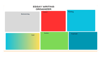 Preview of Writing organizer