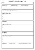 Writing planner templates