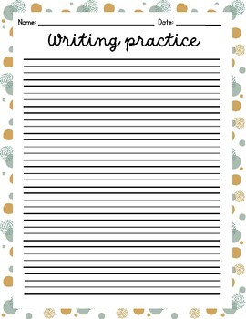 Preview of Writing practice