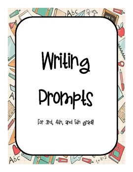 Preview of Writing prompts