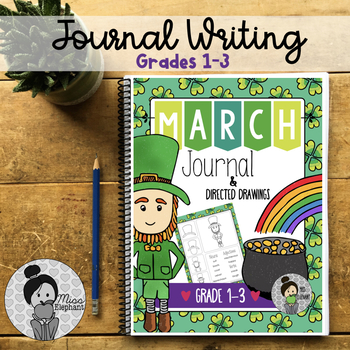 Writing prompts 2nd Grade and 3rd Grade (March) St. Patrick's Day by ...