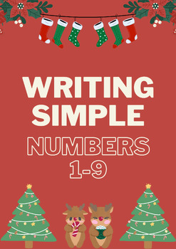 Preview of Writing simple numbers 1-9