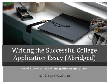 Preview of Writing the Successful College Application Essay eBook (ABRIDGED)