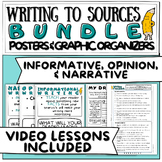 Writing to Sources Bundle with Posters and Graphic Organizers
