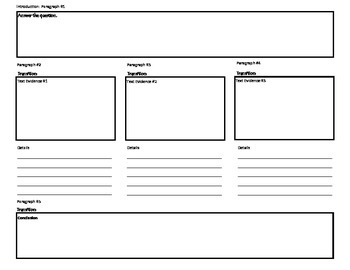 Preview of Writing to Text Planning Frame