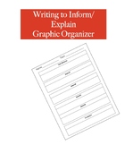 Writing to inform/explain Graphic Organizer