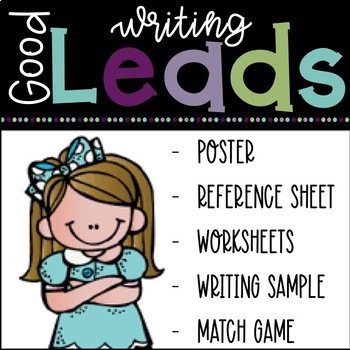 Preview of Writing Good Beginning Leads:Narrative Writing & Creative Writing 4th, 5th & 6th