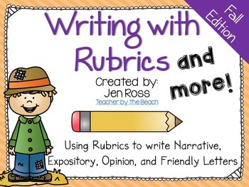 Preview of Writing with Rubrics and More! {Fall Edition}
