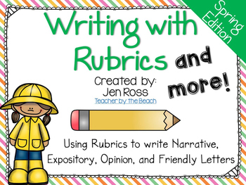 Preview of Writing with Rubrics and More! {Spring Edition}