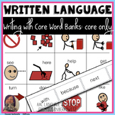 Writing with Word Banks Core Words for Emergent Writers an