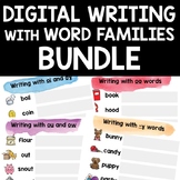 Writing with Word Families Bundle [Google Classroom]