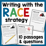 RACE Strategy Writing Practice Passages and Questions