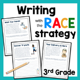 RACE Strategy Writing 3rd Grade Prompts and Passages