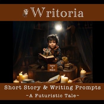 Preview of Writoria - Short Story and Writing Prompts: CCSS 6.3, 7.3, 8.3 and More