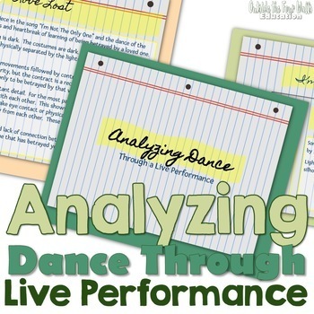 Preview of Written Analysis: Analyzing Dance Through Live Performance
