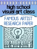 Written Assignment for high school art - famous artist research!