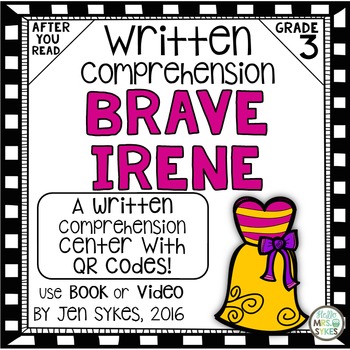 Preview of Written Comprehension - Brave Irene mClass TRC Questions