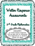 Written Math Assessments: Third Grade