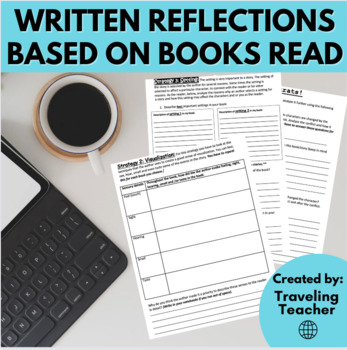 Preview of Written Reflections Based on Books Read: ELA Writing Strategies + Skills