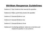 Written Response Guidelines