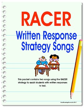 Preview of Written Response Songs Using the RACE Strategy
