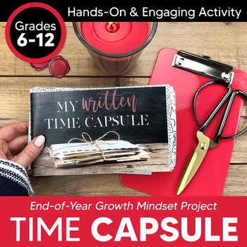 Preview of End of Year Activities | Written Time Capsule Project (Print & Digital)