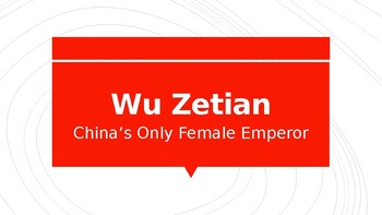 Preview of Wu Zetian PowerPoint