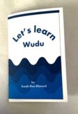 Wudu steps in a book and activity