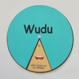Wudu steps in a wheel