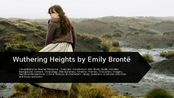 Preview of Wuthering Heights - Comprehensive Teaching Resource and Study Guide