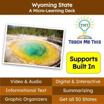 Preview of Wyoming (50 States and Capitals) Informational Text and Activities