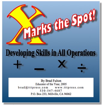 Preview of X Marks the Spot: Developing Skill in All Operations