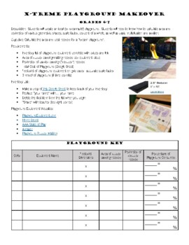 Preview of X-Treme Playground Makeover- Grades 6/7