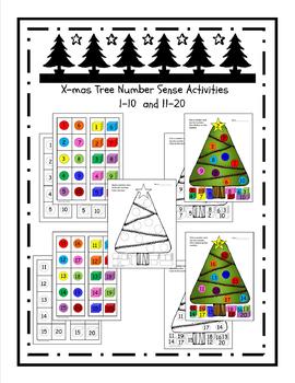 Preview of X-mas Tree Number Sense Game