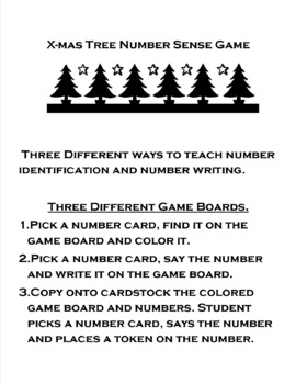 Preview of X-mas Tree Numbers Sense Game