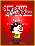 X's on both sides (Fun Mazes/Worksheets)