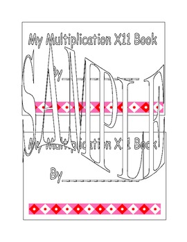Preview of X11 Multiplication Book