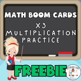 X3 Multiplication Facts BOOM Cards for grades 2&3 + special ed